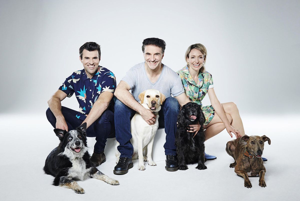 Steve Jones, Noel Fitzpatrick and Kate Quilton