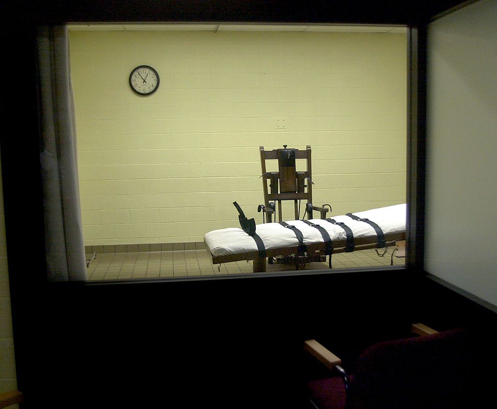 Death chamber in Lucasville, Ohio, circa 2001