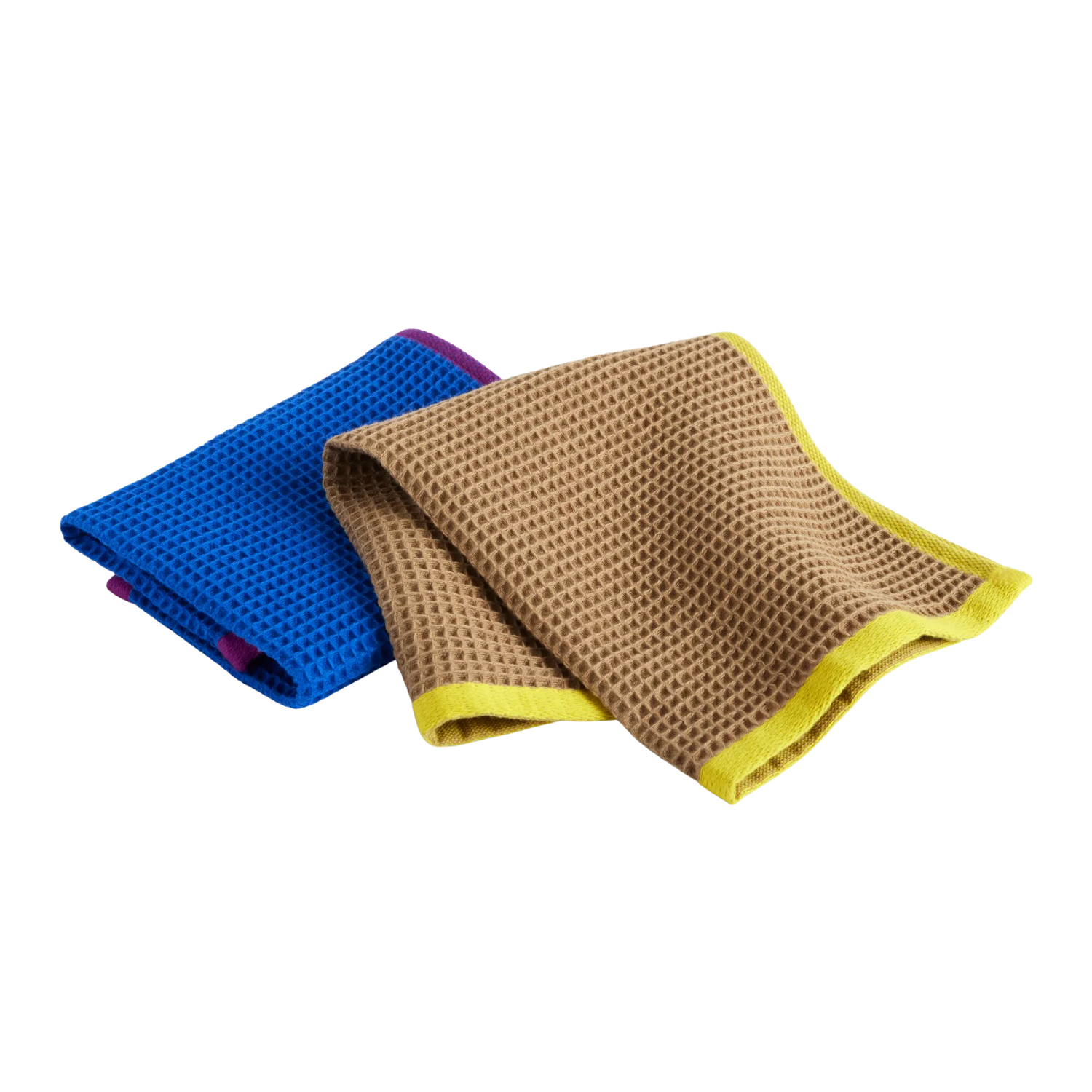 A set of two cleaning cloths