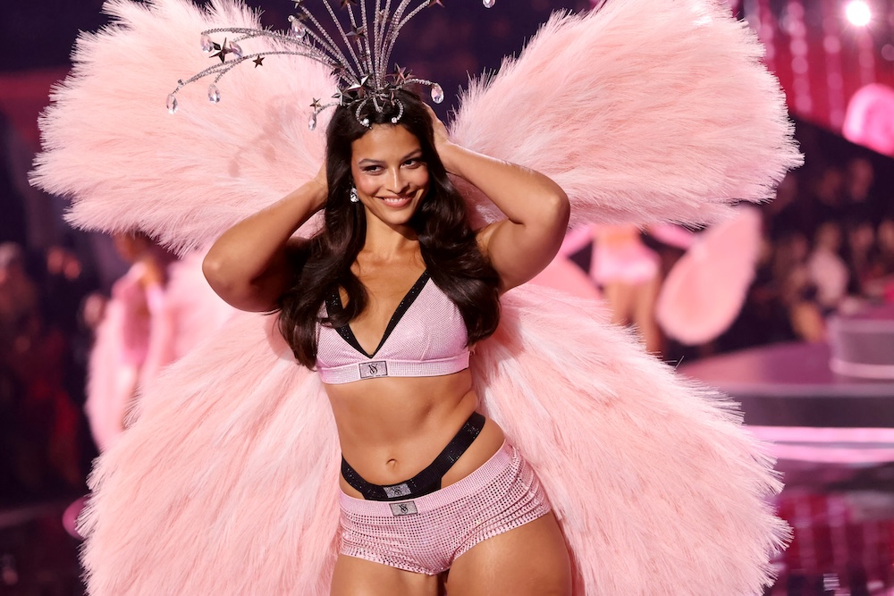 models on the 2025 Victoria&#039;s Secret Fashion Show runway