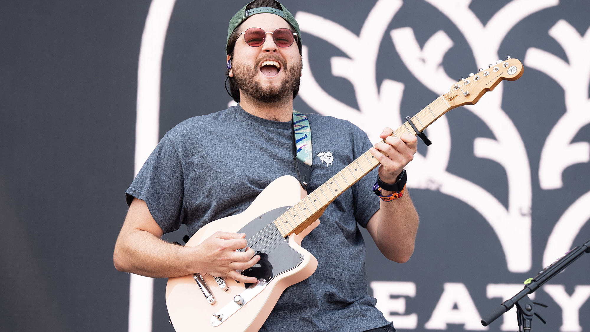 Lance Vanley of Treaty Oak Revival performs during 2025 Railbird Music Festival at The Infield at Red Mile on June 01, 2025 in Lexington, Kentucky.