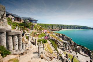 Porthcurno in Cornwall.