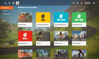 Zwift workout collections
