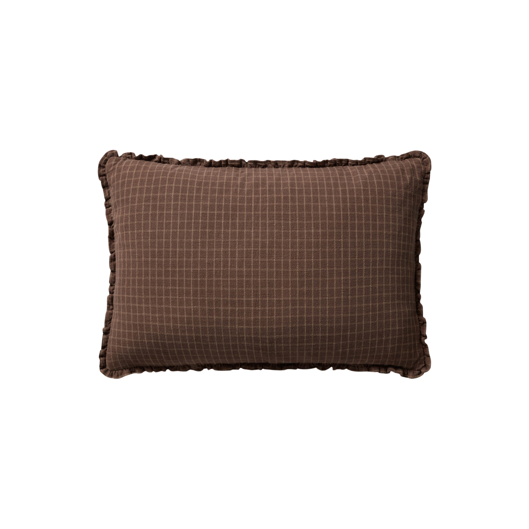 chocolate brown cushion