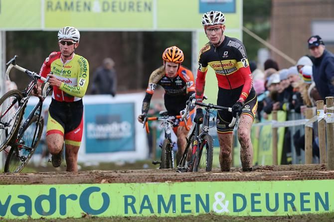 Belgian champion Klaas Vantornout suffered in Baal