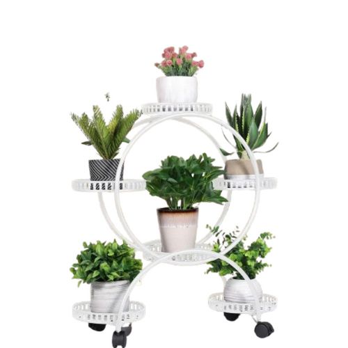 Rolling Tiered Plant Stand 