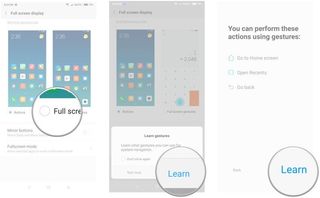 How to set up and start using gestures in MIUI