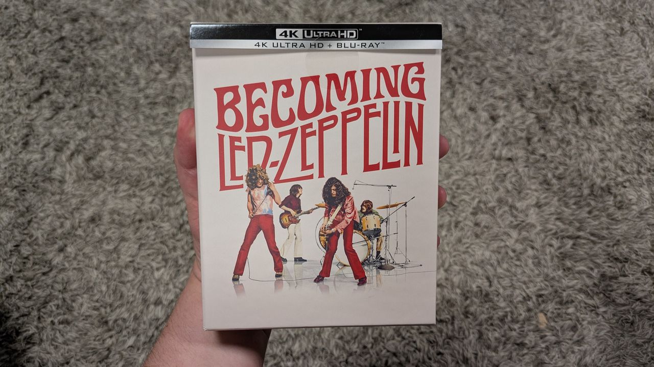 Becoming Led Zeppelin 4K Blu-ray case