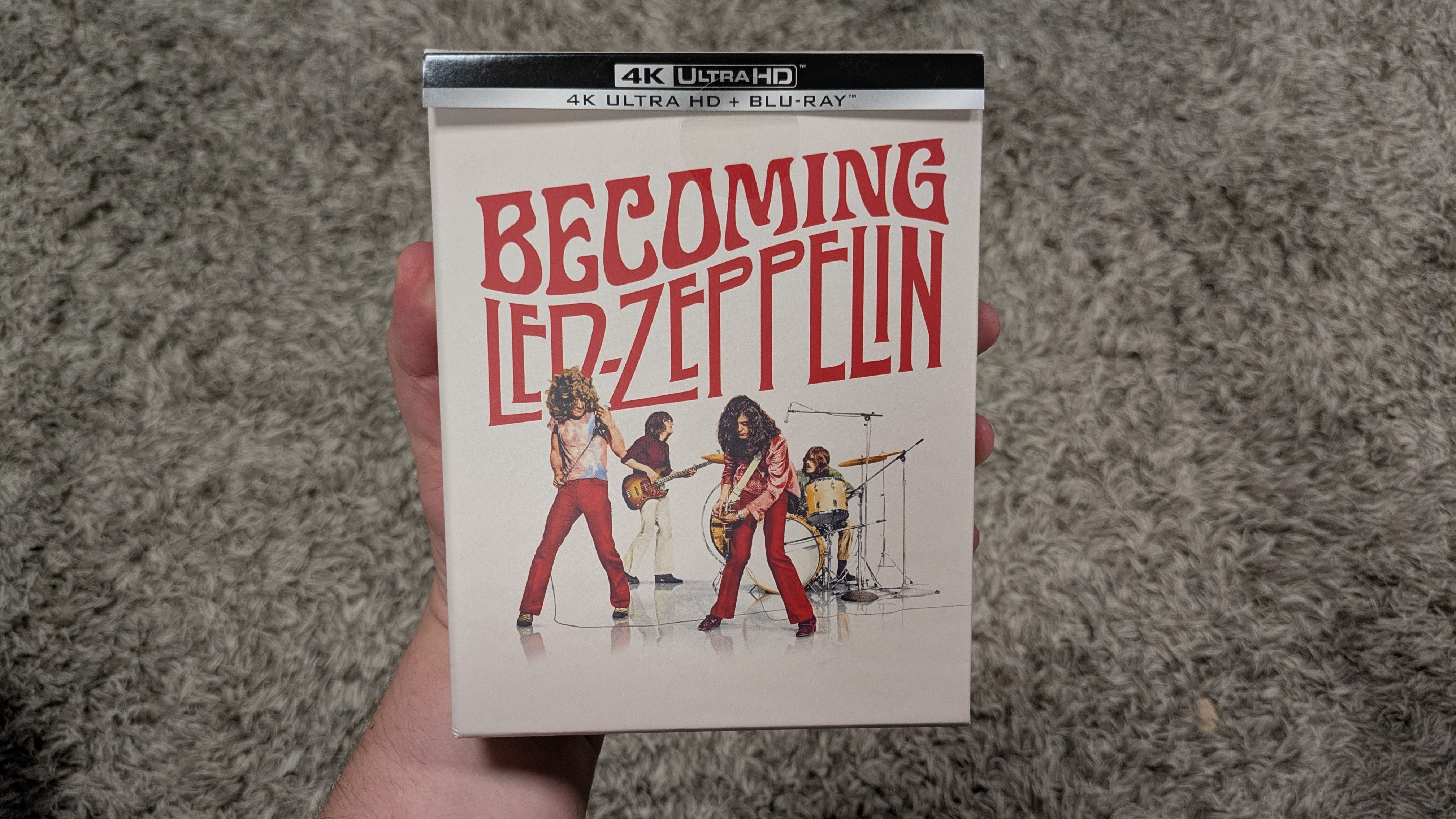Becoming Led Zeppelin 4K Blu-ray case