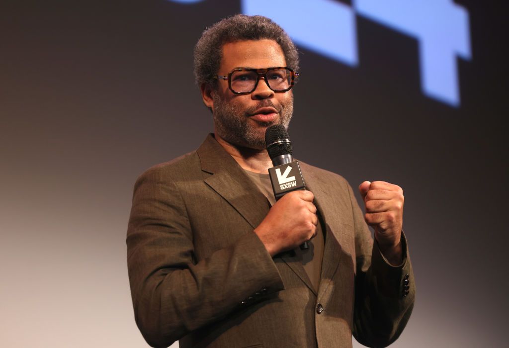 Jordan Peele speaks on stage as Universal Pictures presents the SXSW premiere of &quot;Monkey Man&quot; at The Paramount Theater on March 11, 2024 