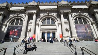 An exterior shot of The Metropolitan Museum of Art in New York City