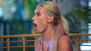 A woman is shocked in Too Hot to Handle: Season 4