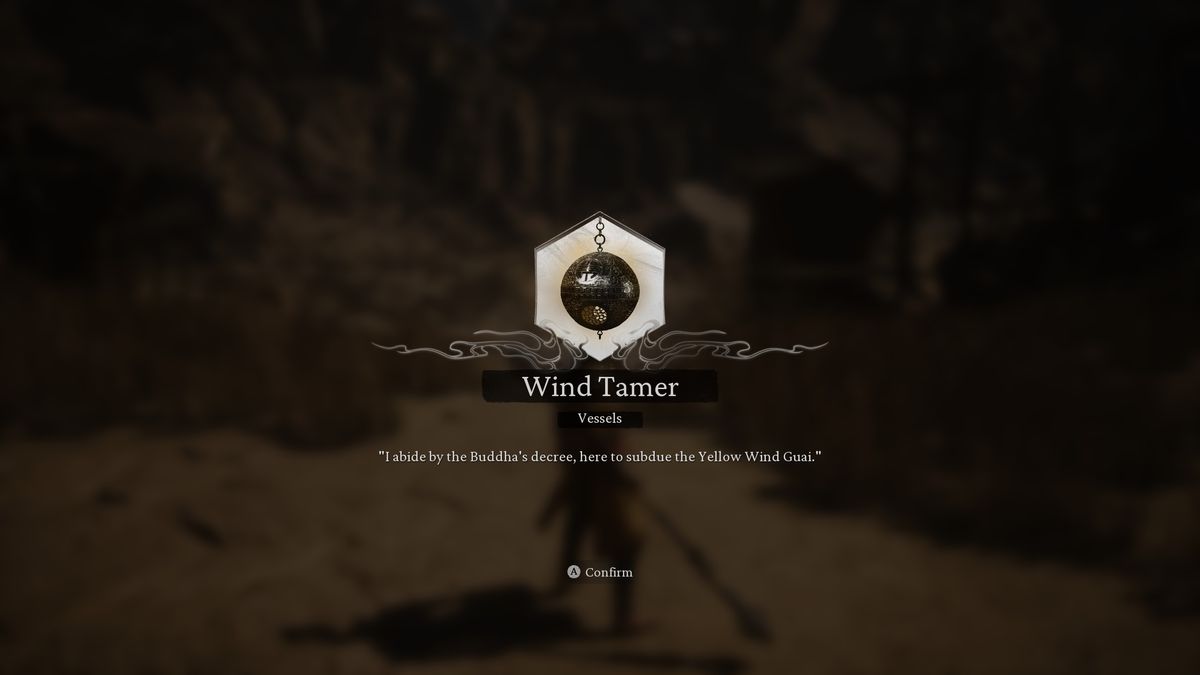 Black Myth: Wukong drunk pig - Wind Tamer