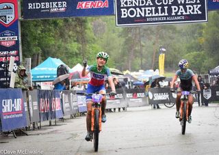Eva Lechner (Luna Pro Team) wins the Bonelli Park Pro-XCT