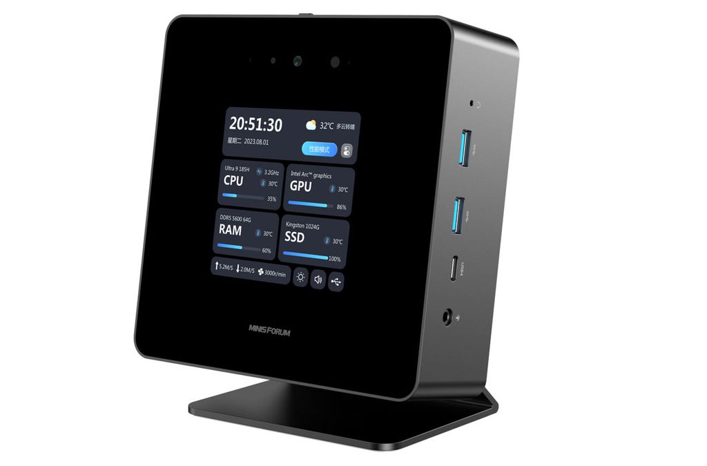 Minisforum showcases its first Intel Core Ultra mini PC, and also ...