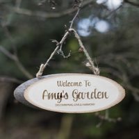 Personalised Garden Sign | £16.99 at Prezzybox