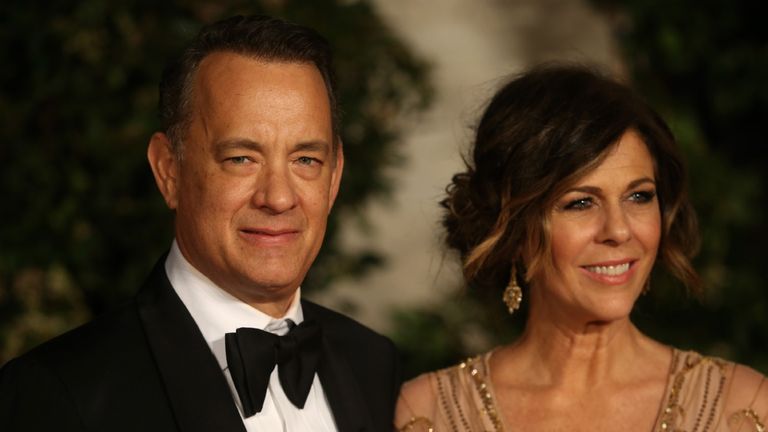 Tom Hanks protected his wife