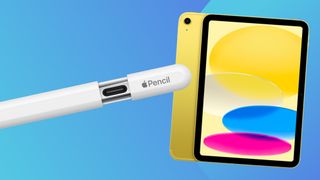 Apple Pencil (USB-C) and iPad 10th generation