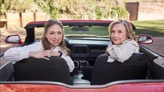 First look! Chelsea and Hillary Clinton host Apple TV Plus docuseries Gutsy in September 2022.