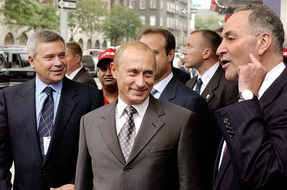 Vladimir Putin and Chuck Schumer. 