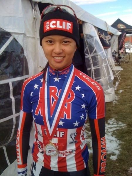 Coryn Rivera sports her 25th US champion's jersey.