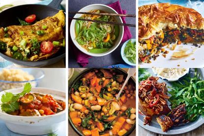 A selection of the best 5:2 diet friendly 500 calorie diet recipes including stew, pie and jacket potato