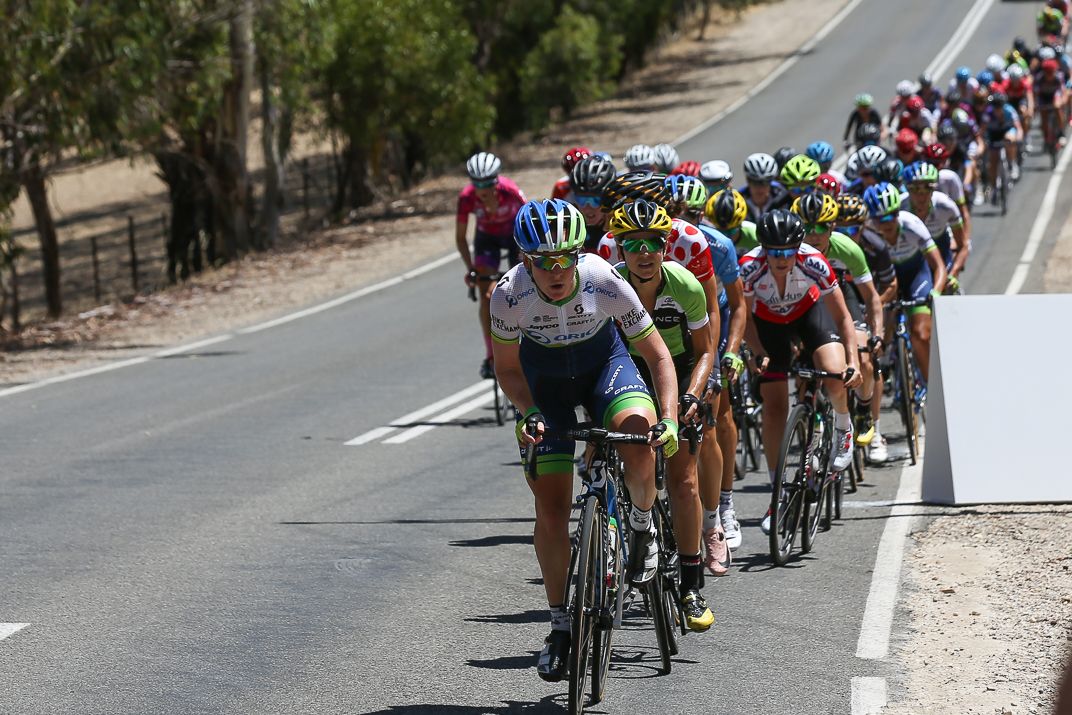 Orica-AIS leading the peloton