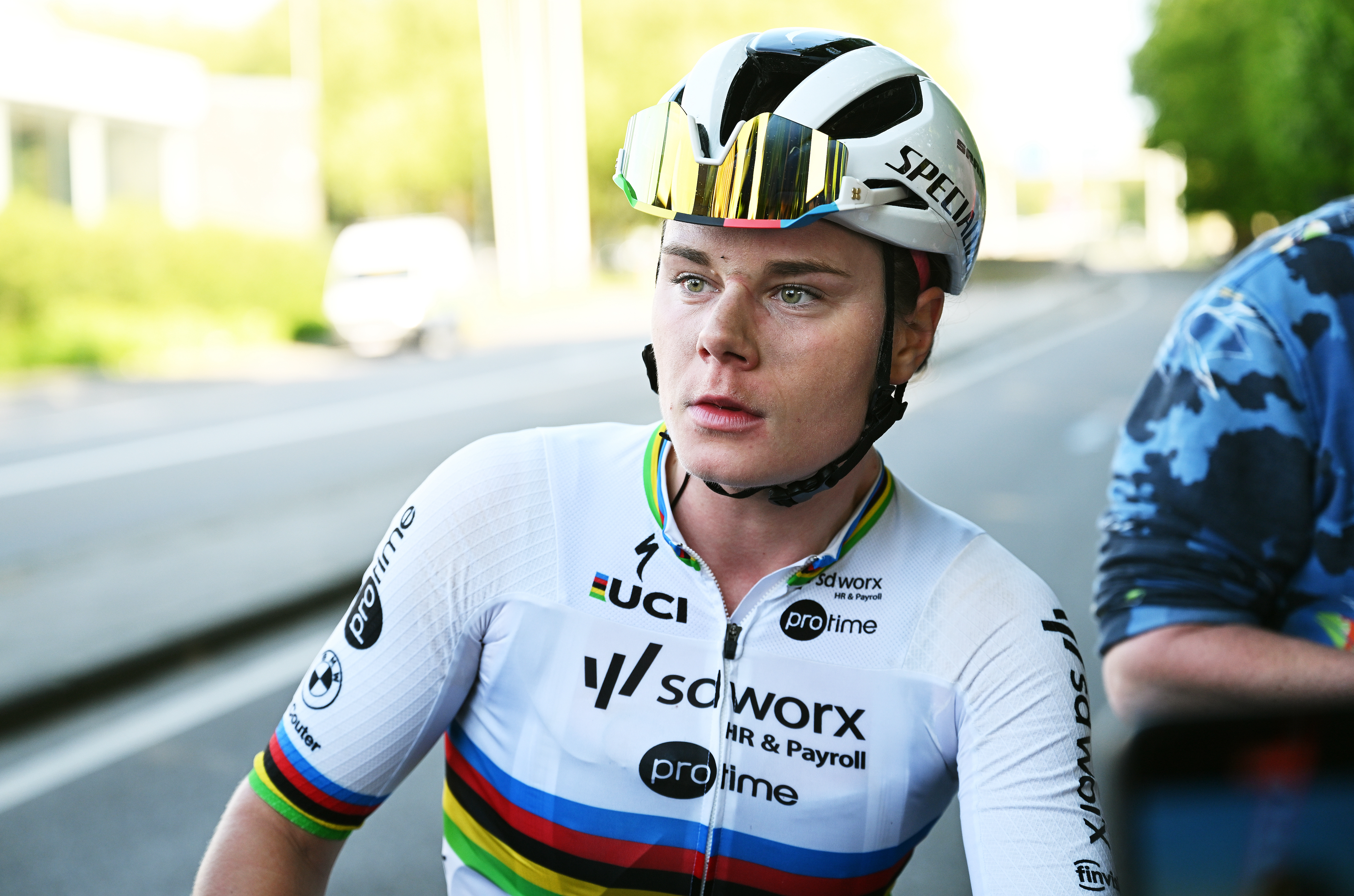 Lotte Kopecky at Liege Bastogne Liege 2025