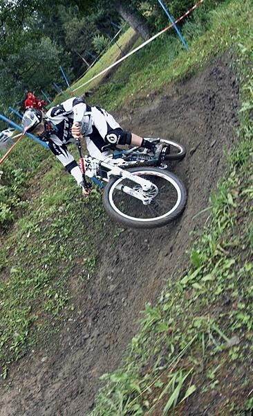 Sam Blenkinsop was on the edge all day and loving it.
