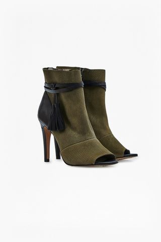 QUINBY PEEP TOE ANKLE BOOTS