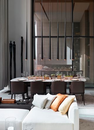 dining and sofa