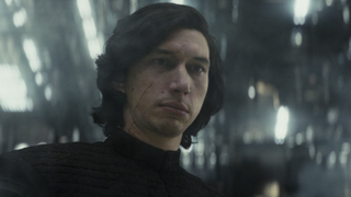 Adam Driver as Kylo Ren in The Last Jedi