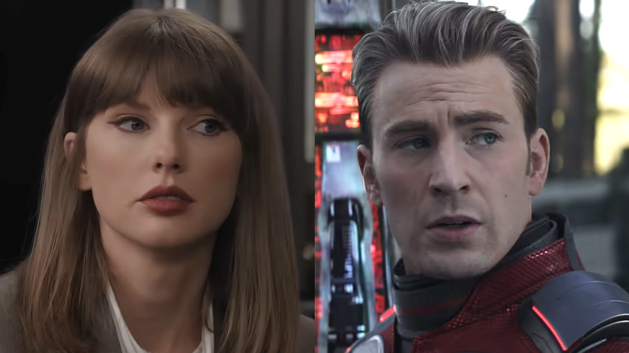 Taylor Swift in Emmys SVU skit and Chris Evans in Avengers: Endgame