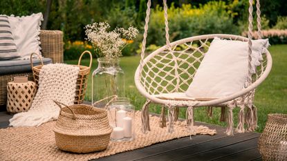 Aldi handing rope chair