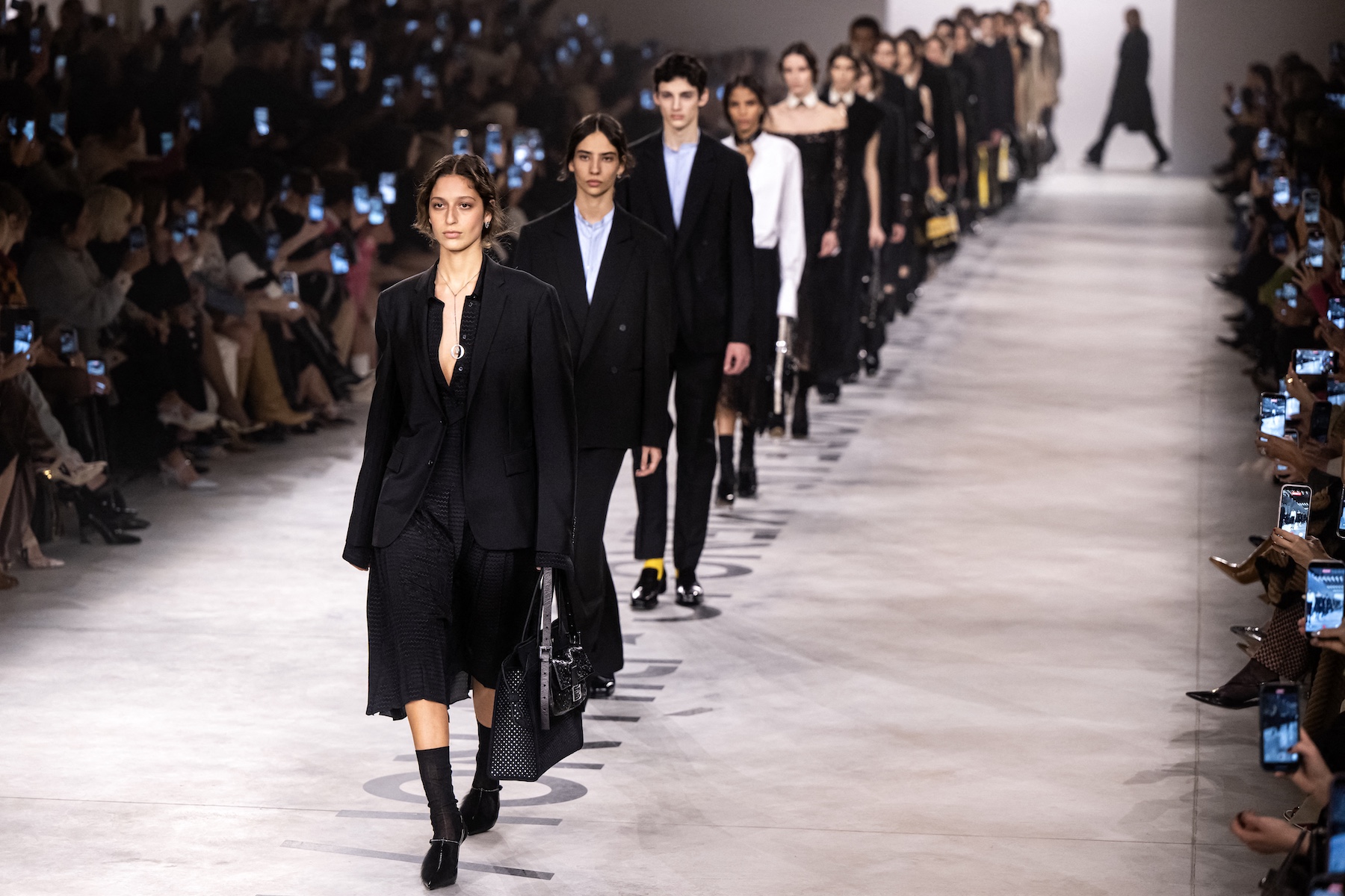 Fendi A/W 2026 runway show at Milan Fashion Week A/W 2026