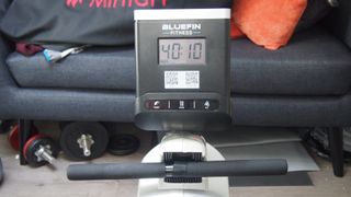 Bluefin Fitness Blade 2.0 rowing machine LCD screen and handles