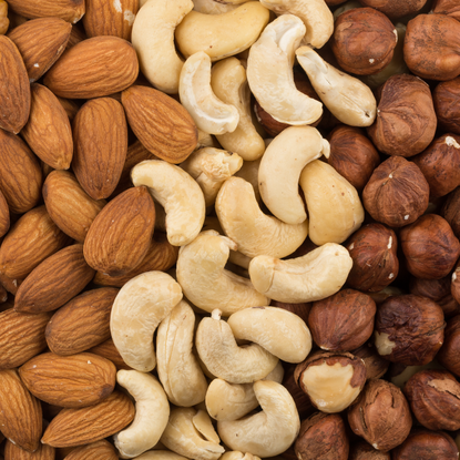 mixed nuts, a healthy snack