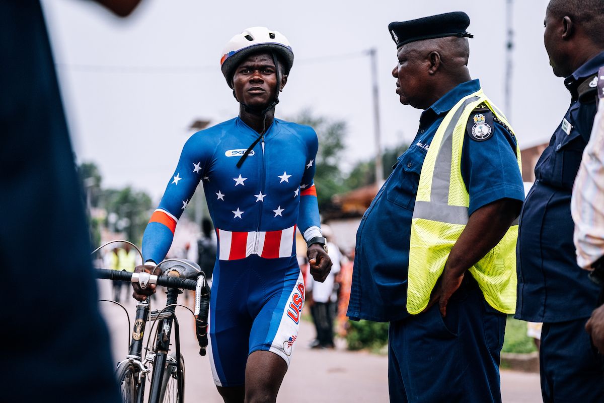 Picture by Oskar ScarsbrookSWpixcom 2630042023 Cycling SIS Science in Sport Tour de Lunsar 2023 Sierra Leone Africa