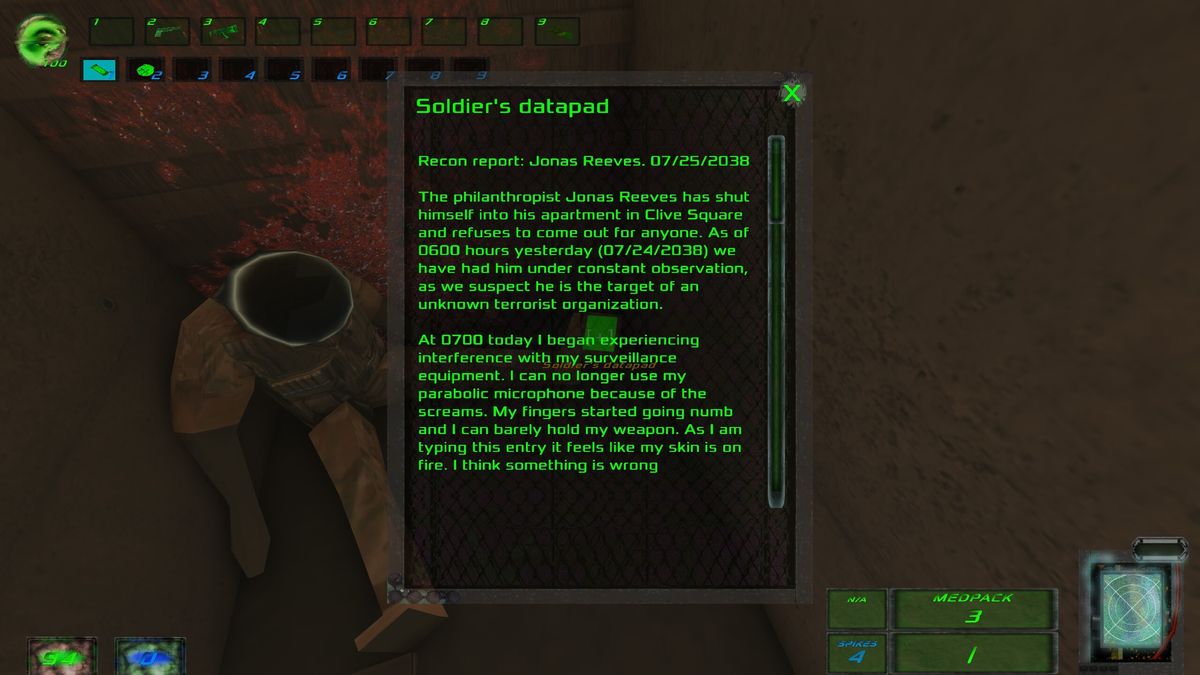 A soldier's datapad.