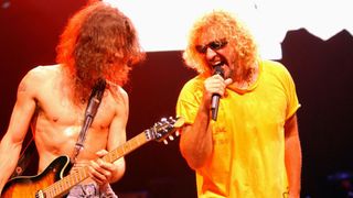 Sammy Hagar and Eddie Van Halen
