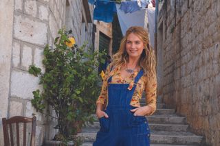 Lily James in Mamma Mia! Here We Go Again.