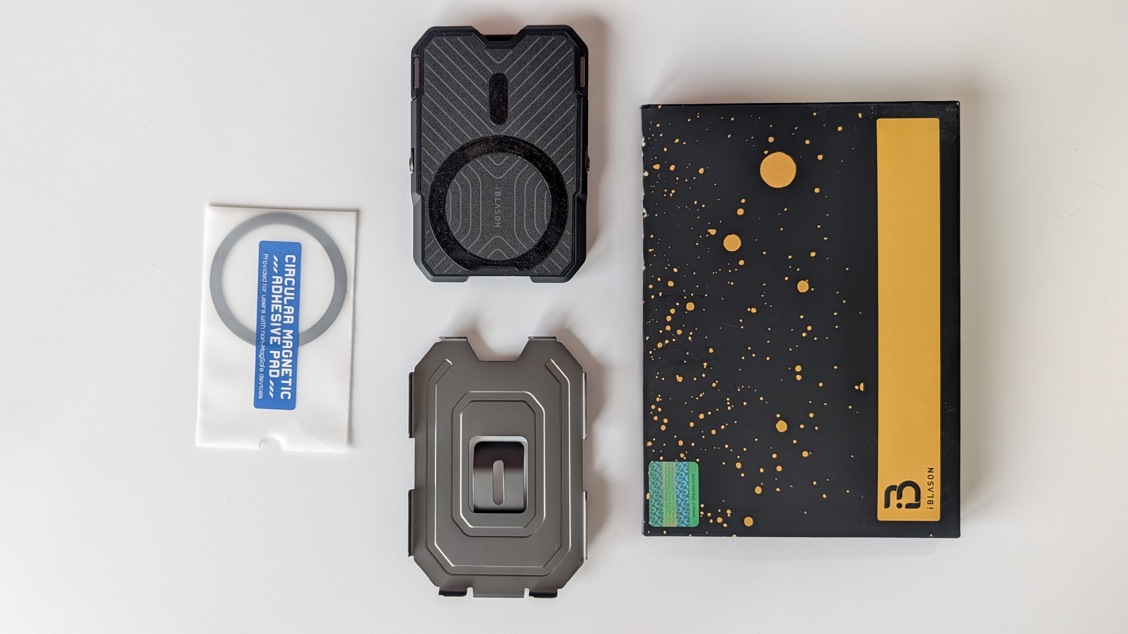 i-Blason MagSafe wallet with belt clip holster