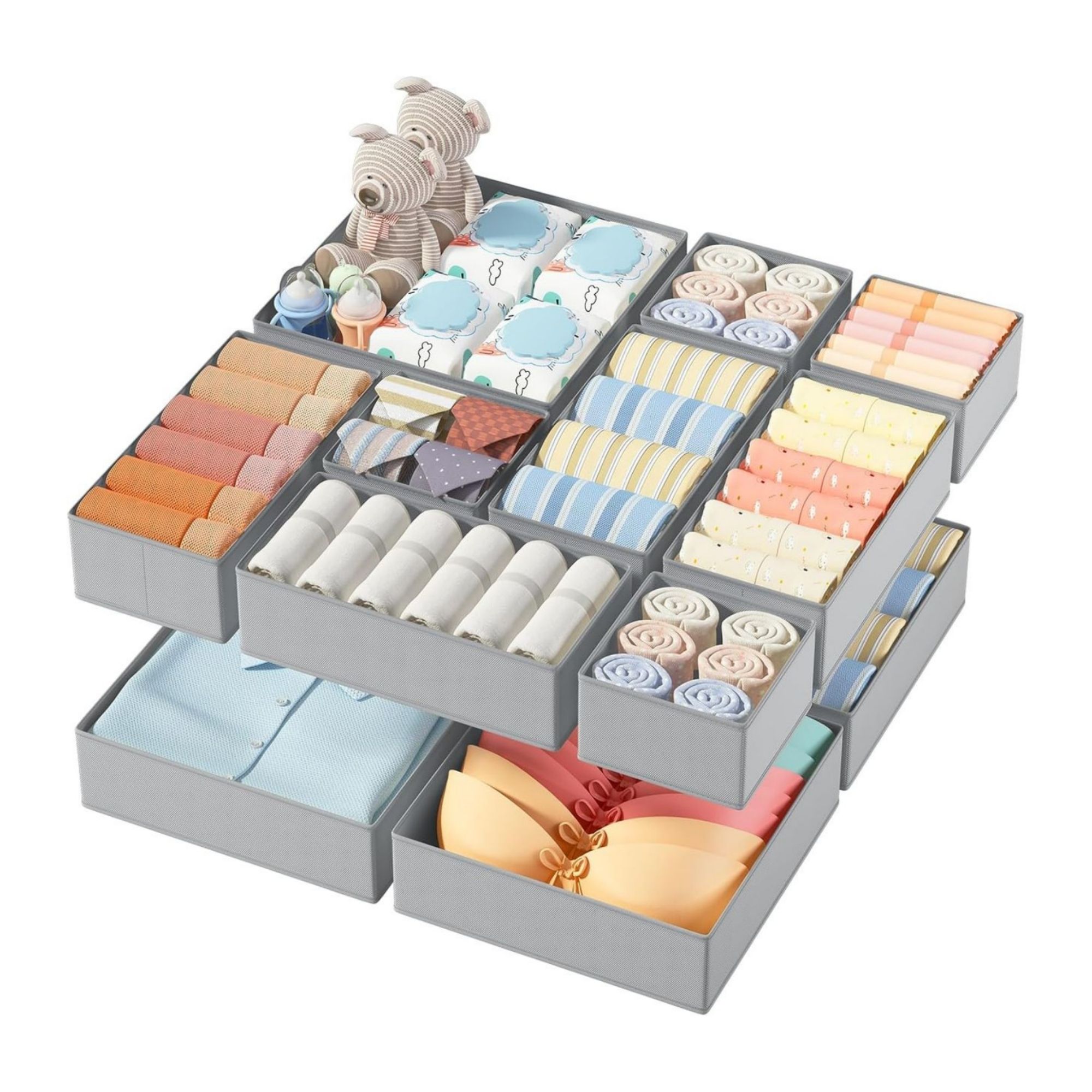 DIMJ 12 Pack Drawer Organisers
