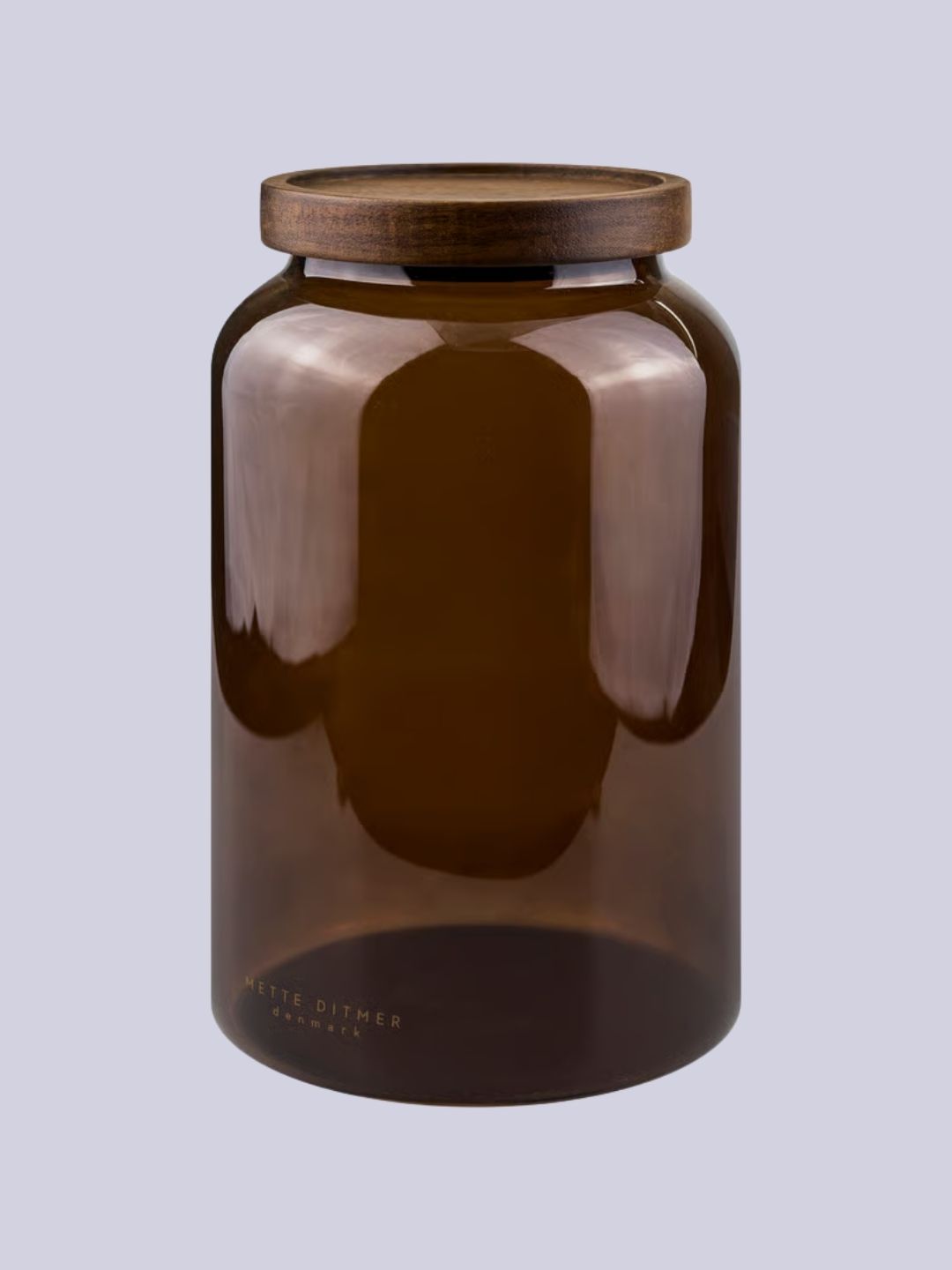 Mette Ditmer, Luna Jar With Lid, Large, Brown