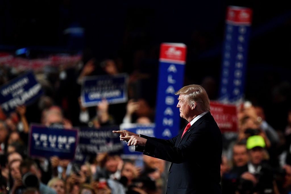 Donald Trump at the 2016 Republican National Convention.