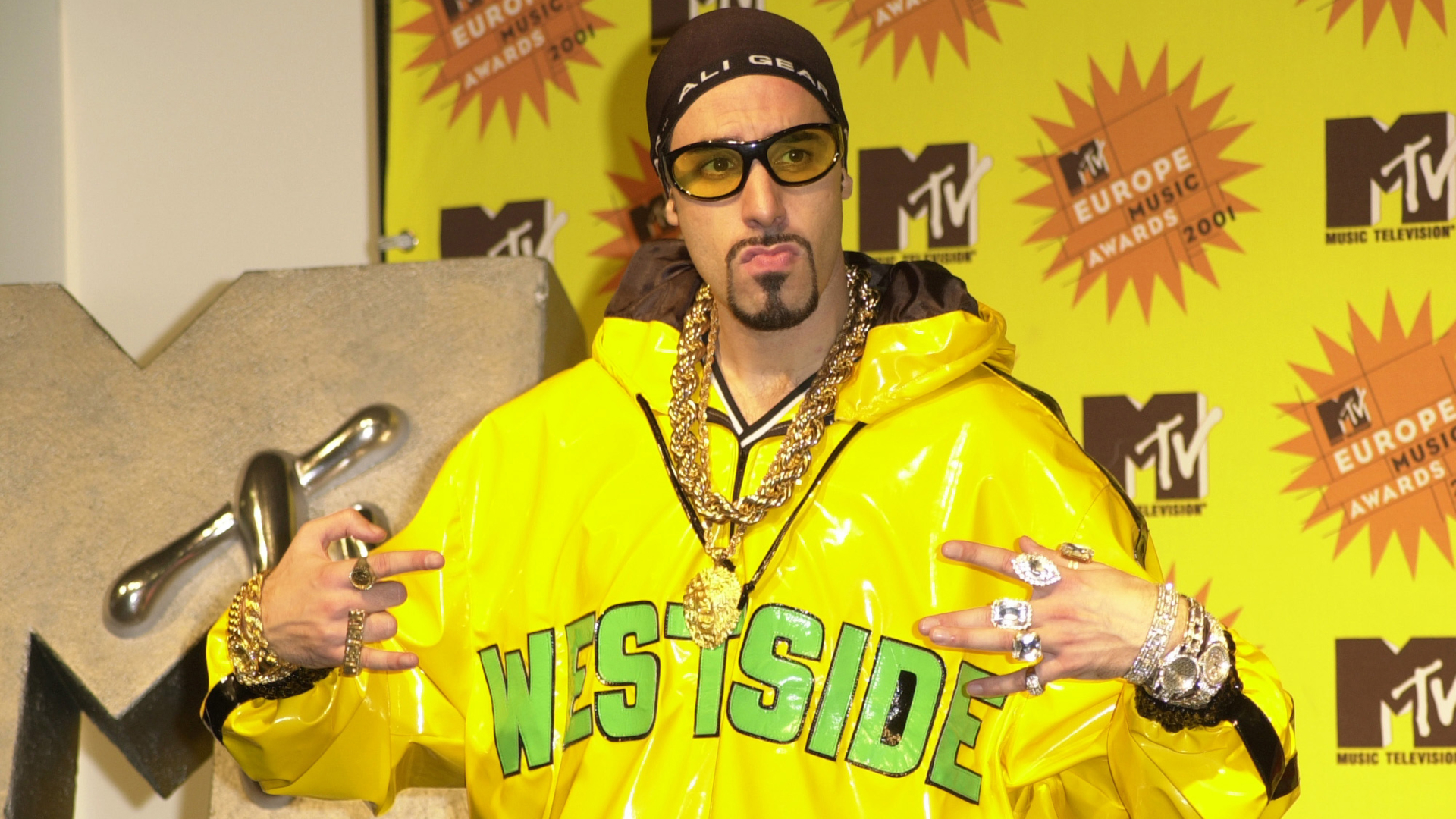MTV Europe Music Awards 2001 - Ali G. during MTV Europe Music Awards