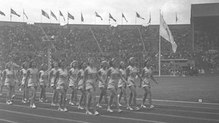 Olympics 1948 athletes parade