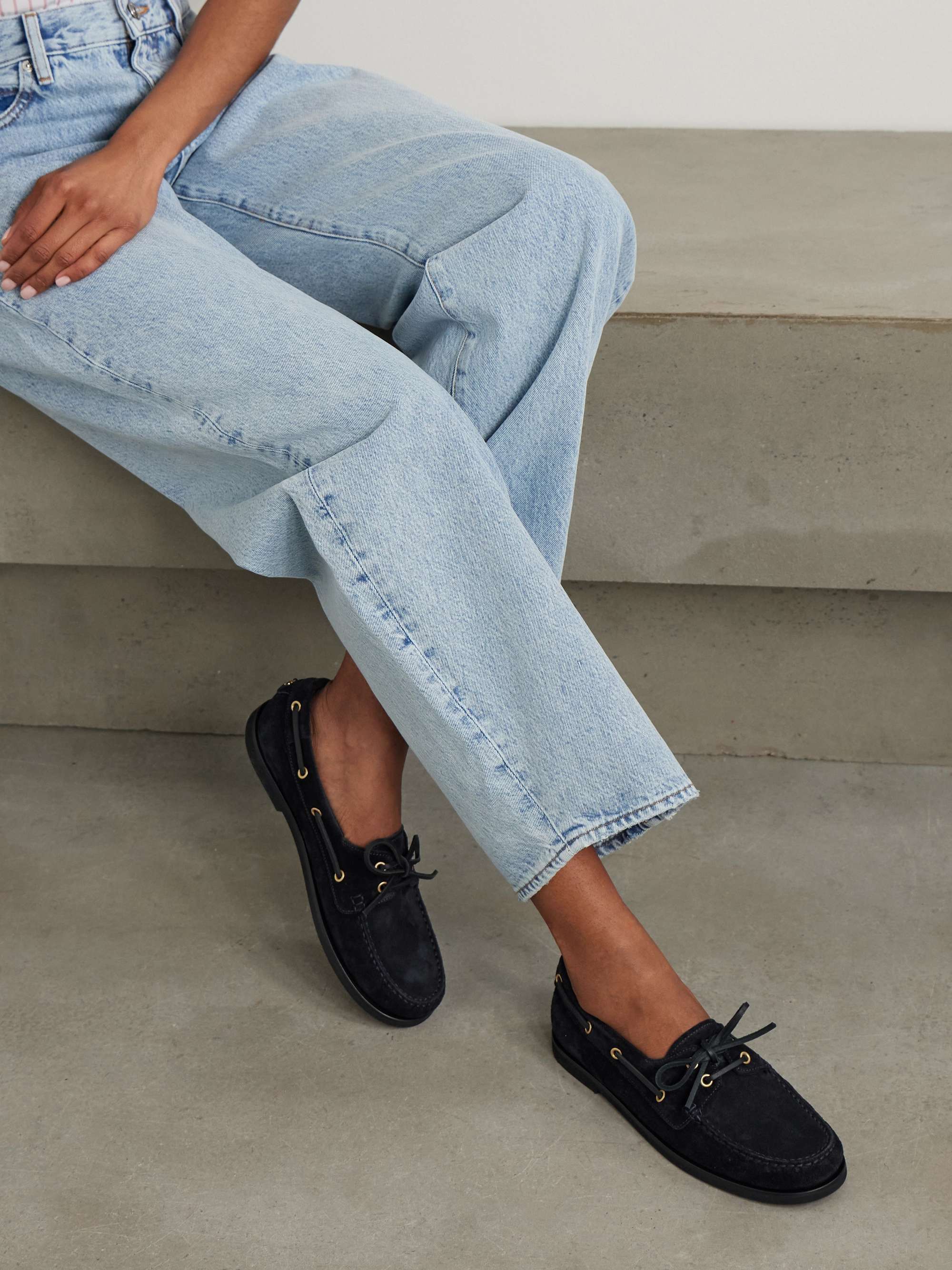 Vand&amp;eacute;e Suede Boat Shoes