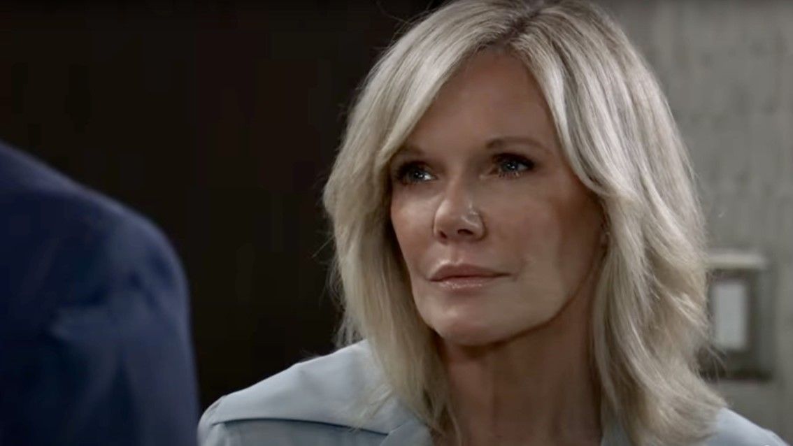 Maura West as Ava smirking in General Hospital