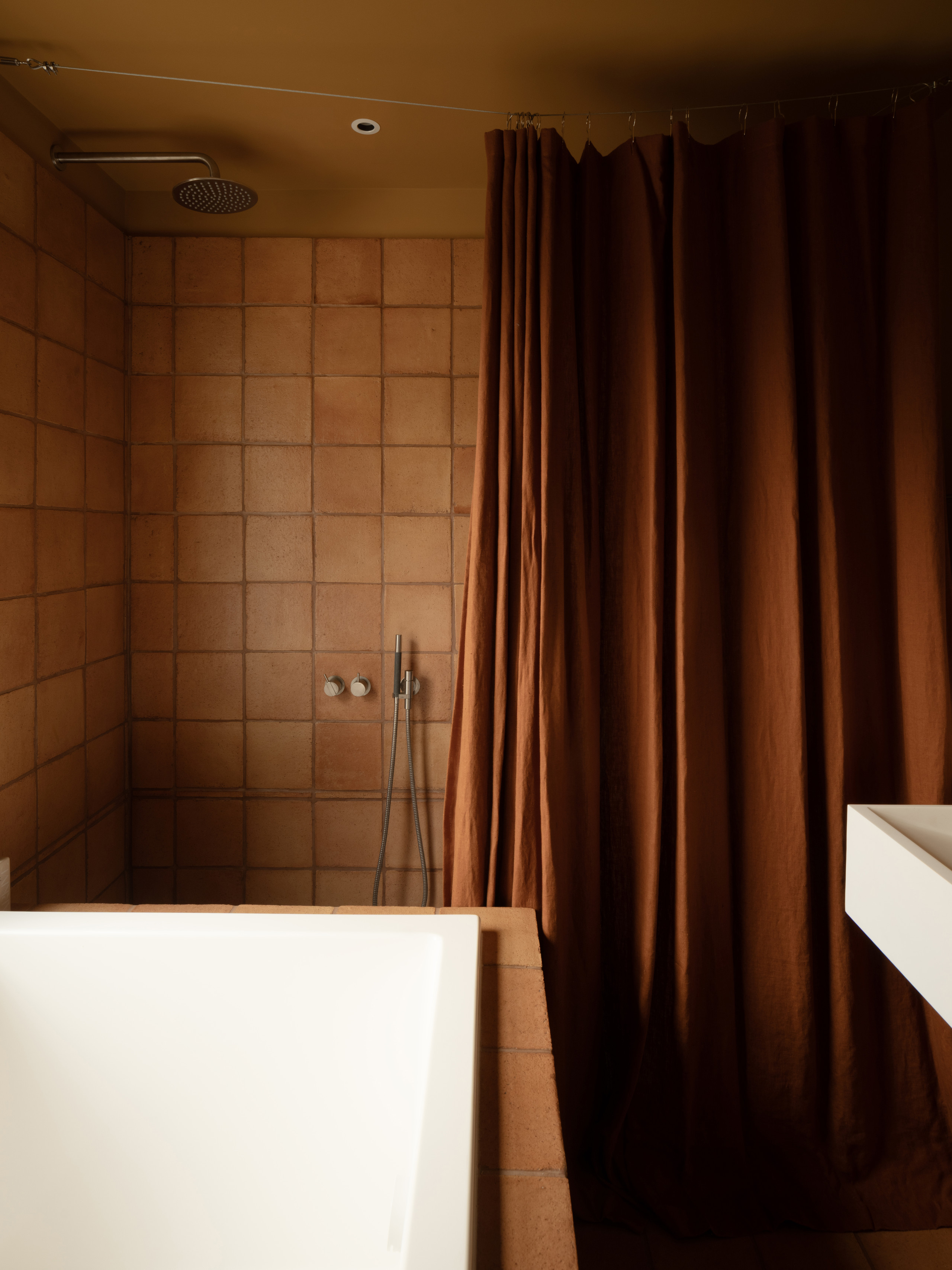 Detail design in the new bathroom